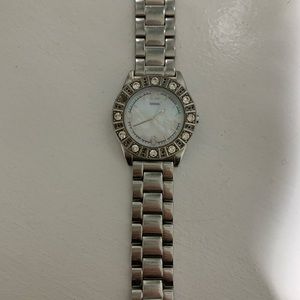 Silver watch